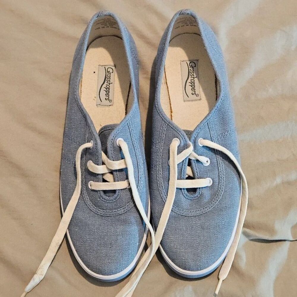 Vintage Grasshoppers Canvas Shoe Size 8.5